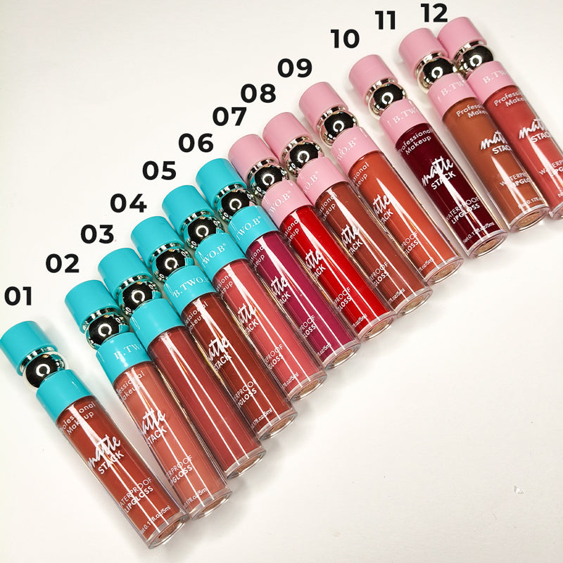 Lip Gloss Matte Waterproof - B.TWO.B