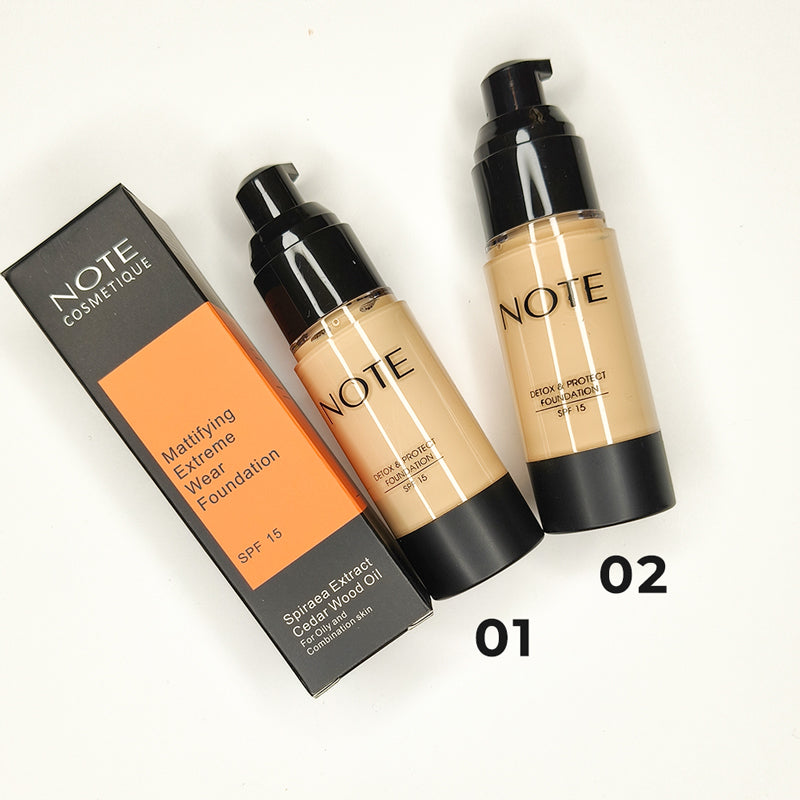 Fond de Teint Mattifying Extreme Wear - Note