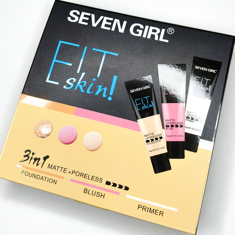 Coffret Fond de teint Blush Primer - Seven Girl