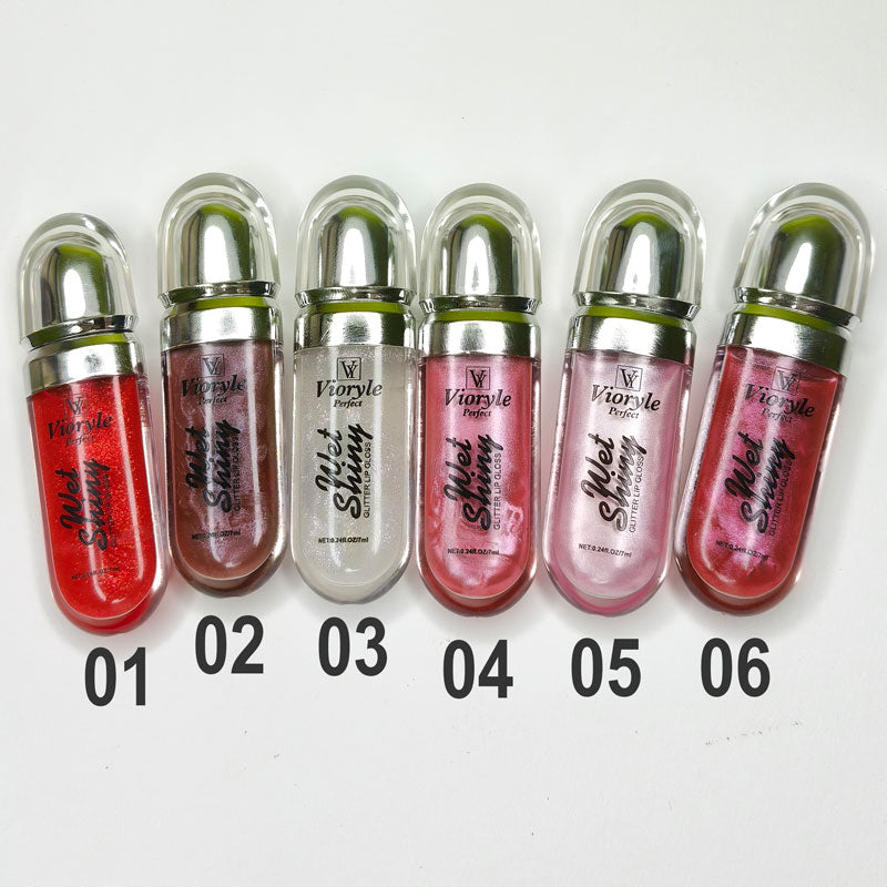 Glitter Lip Gloss Wet Shiny - Vioryle Perfect