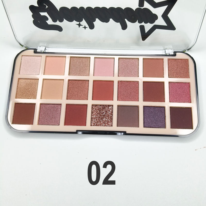 fard à paupière 21 couleur - Kiss Beauty